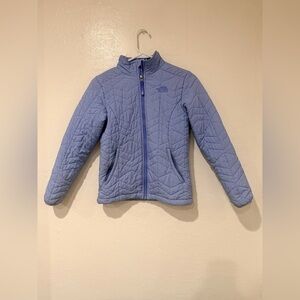 The North Face Puffer Purple Jacket size M (10/12) Girl